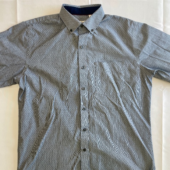 Van Heusen Other - Van Heusen Originals Men’s Classic Fit Long‑Sleeve Micro‑Print Dress Shirt - M